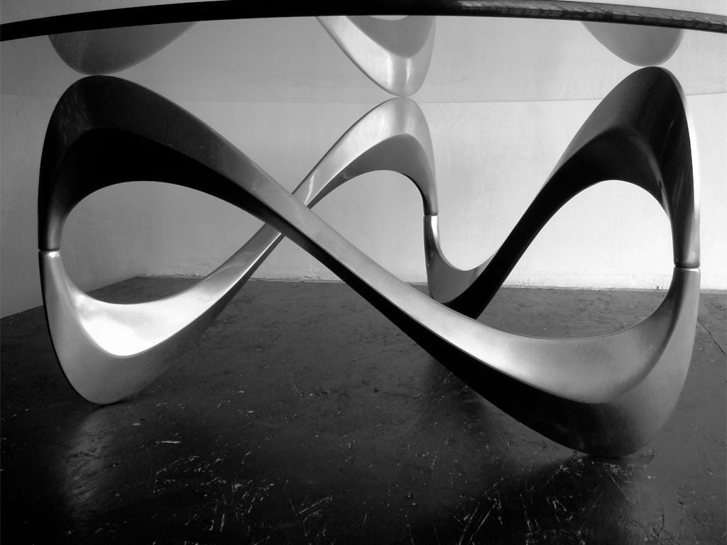 Tavolino da caffè "Schlangentisch" di Ronald Schmitt