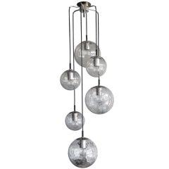 Raak Six-Globe Chandelier