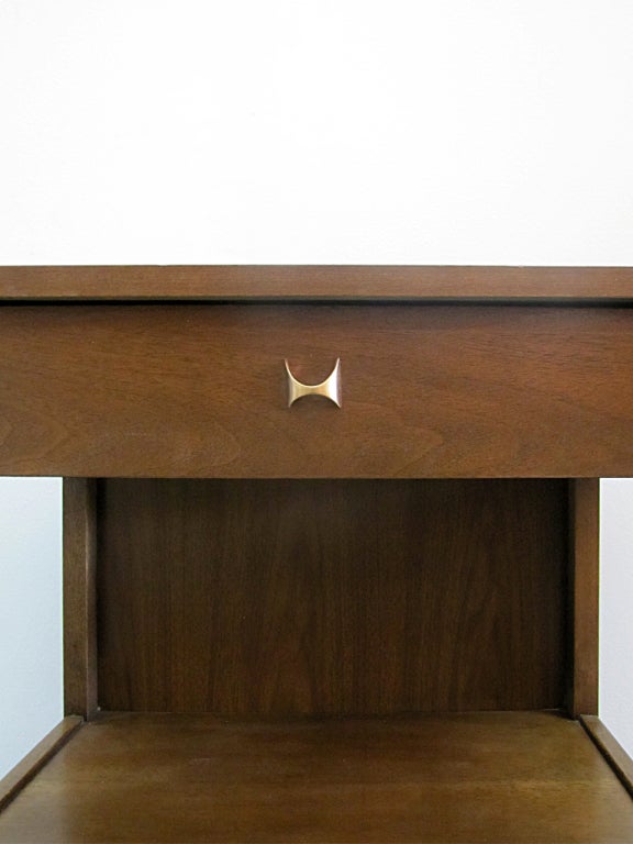 Pair of "Brasilia" Nightstands by Broyhill at 1stdibs