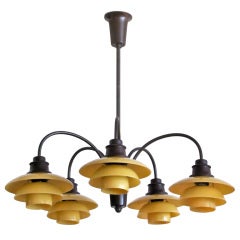 Poul Henningsen Five-Arm Chandelier 11