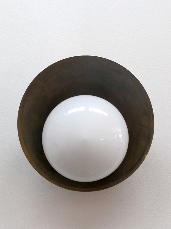 Pair of Custom "Concha" Wall Lights