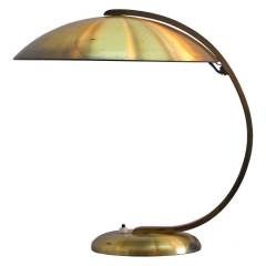 Brass Desk Lamp by Hillebrand