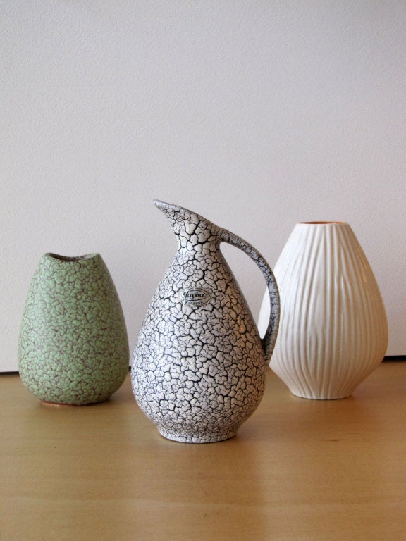 Trio of Petite German Keramik Vases 3