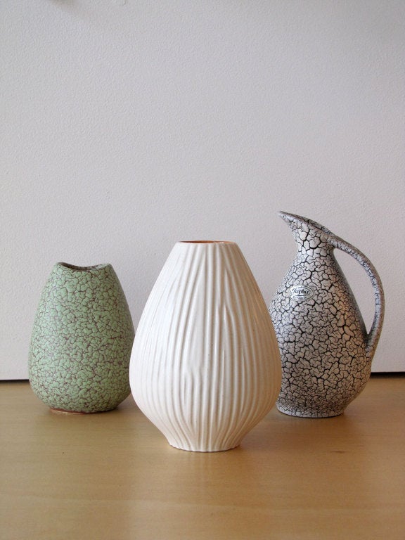 Trio of Petite German Keramik Vases 4