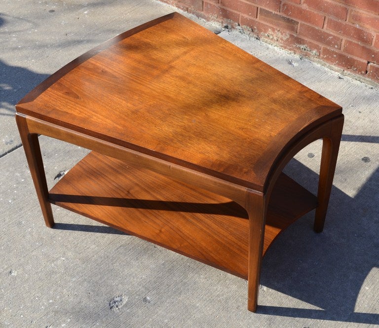 wedge shaped table