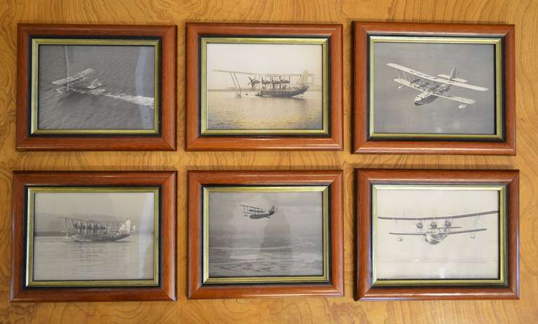 A set of six exquisitely framed photos of early 20th century sea planes.
We are always adding to our 1stdibs inventory so be sure to include
us on your favorite dealer list and visit our storefront regularly.