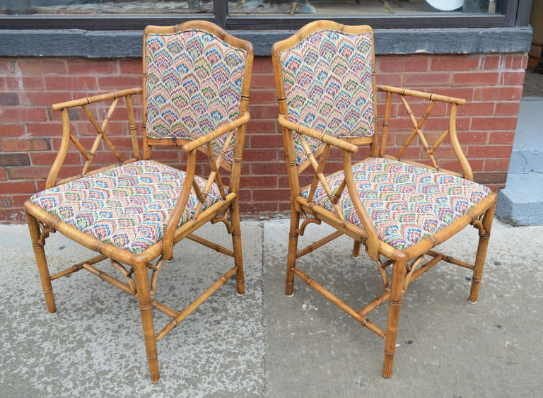 A pair of bamboo armchairs.
We are always adding to our 1st dibs inventory so be sure to include
us on your favorite dealer list and visit out storefront regularly.