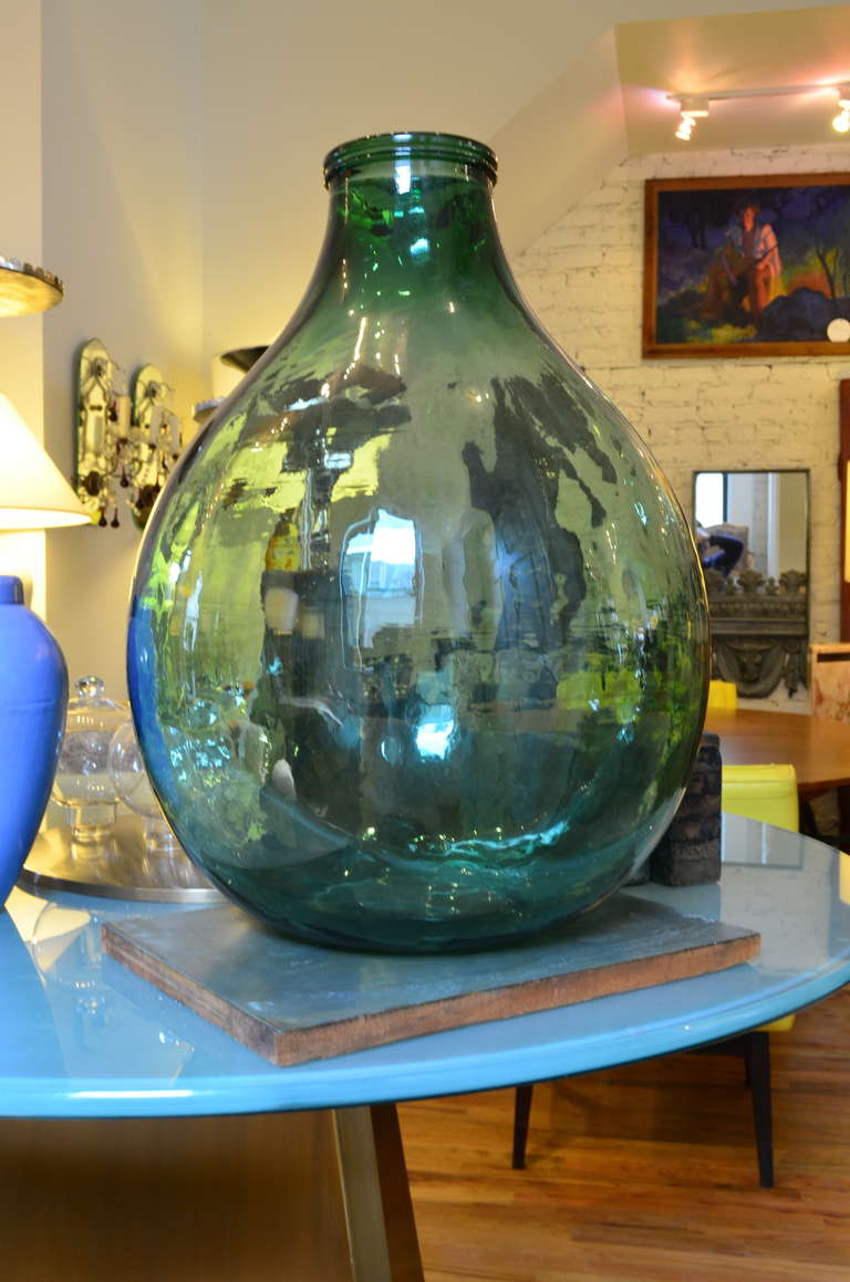 Large Glass Bottle At 1stdibs