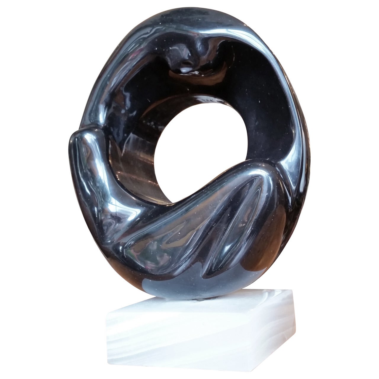 Biomorphic Marble Sculpture