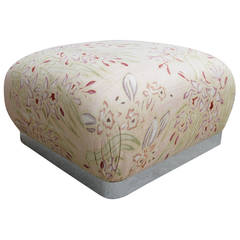 Monumental Karl Springer Style Pouf 12
