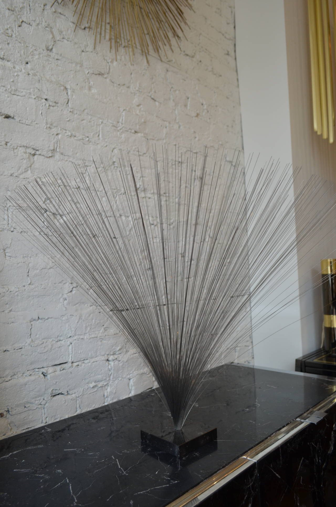 American Vintage Large Harry Bertoia Spray Sculpture For Sale