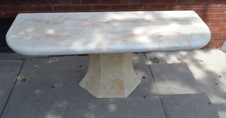 Mexican Exceptional Onyx Console Table