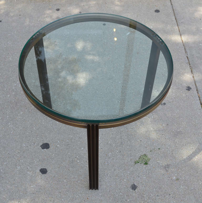 American Vintage Bronze Side Table