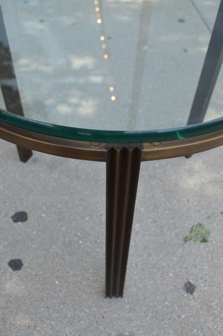 Late 20th Century Vintage Bronze Side Table