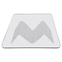 Lucite Coffee Table With Thick Wave Form Base