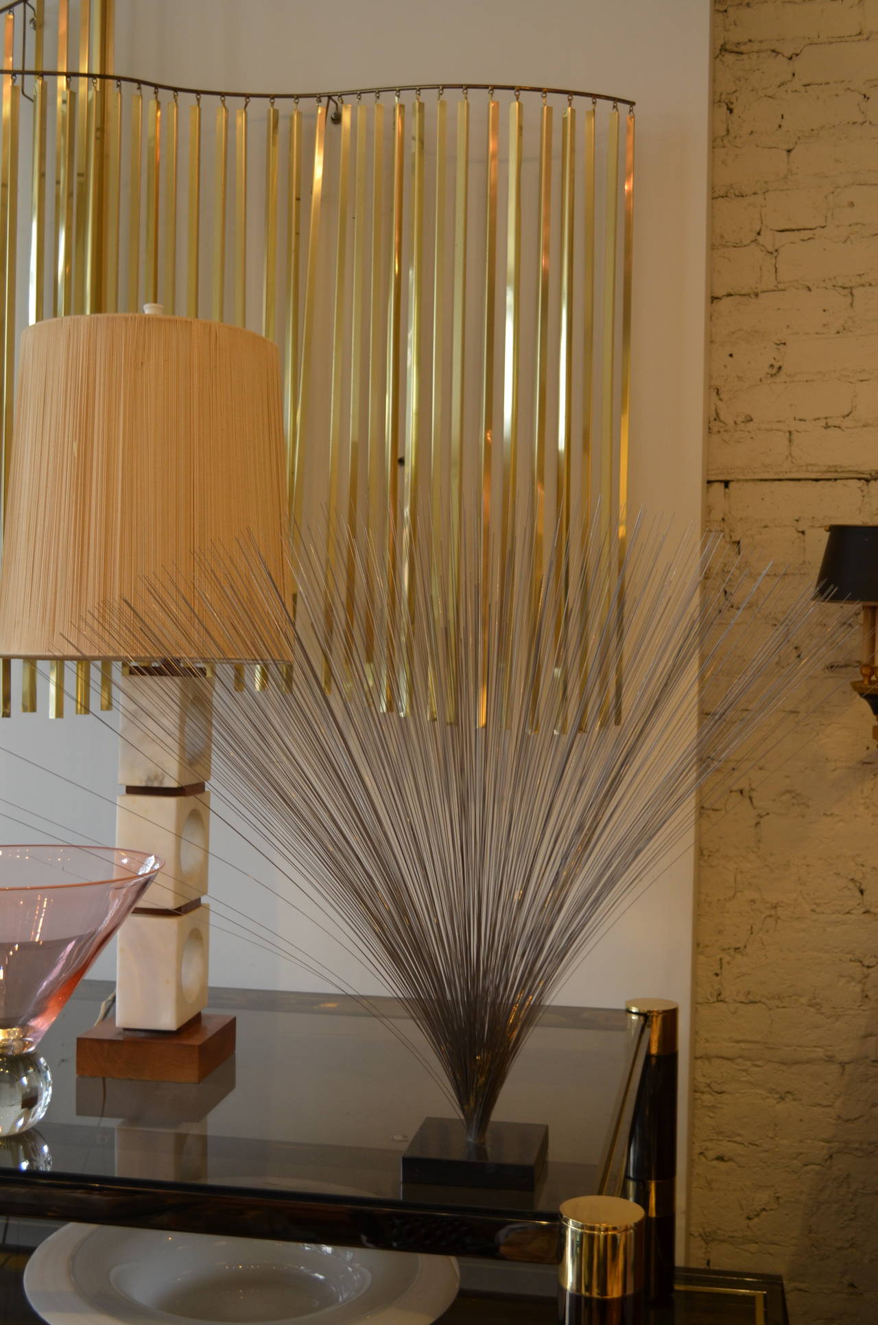 Vintage Large Harry Bertoia Spray Sculpture In Good Condition For Sale In Chicago, IL