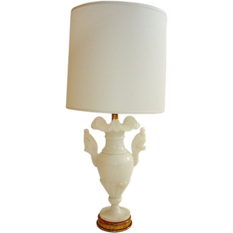Alabaster Lamp For Sale