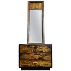 Mastercraft Mirror and Chest of Drawers by Berbhard Rohne 10
