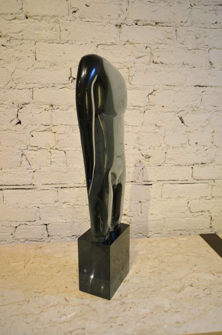 Loredano Rosin Glass Sculpture, 1970s In Excellent Condition For Sale In Chicago, IL