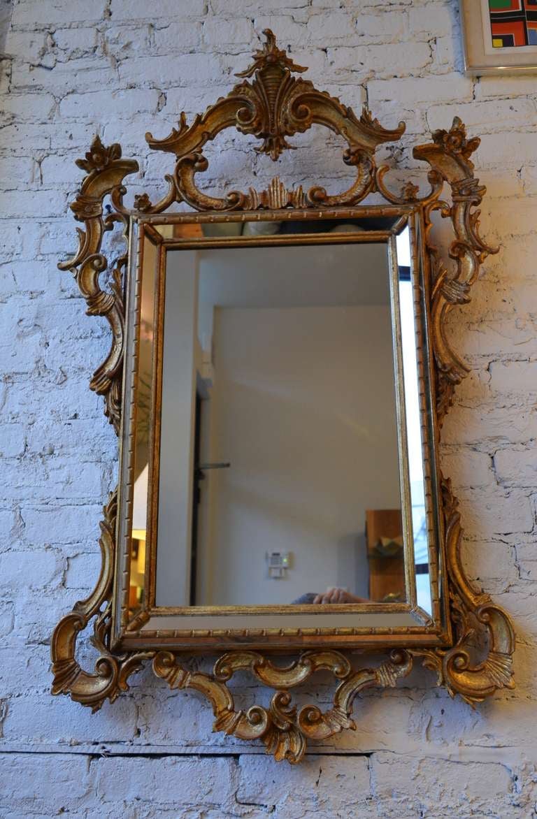 An Italian Rococo mirror by La Barge.