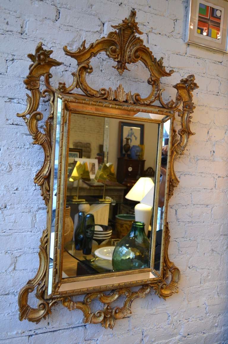 Late 20th Century La Barge Italian Rococo Mirror