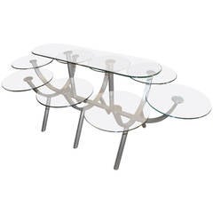 Glass Dining Table From Design Institute of America's Circle of Life Collection