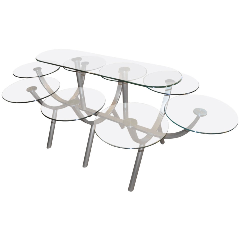 Glass Dining Table From Design Institute of America
s Circle of Life Collection