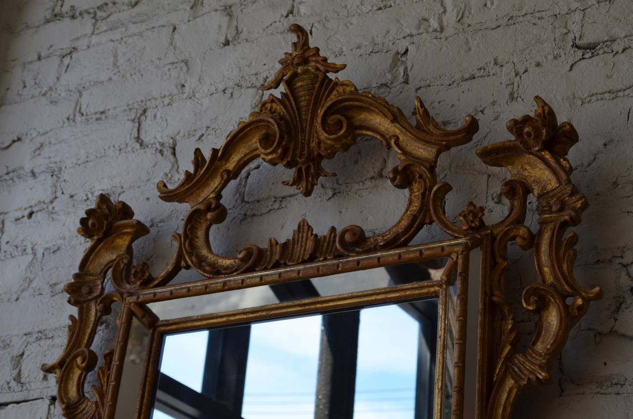 American La Barge Italian Rococo Mirror