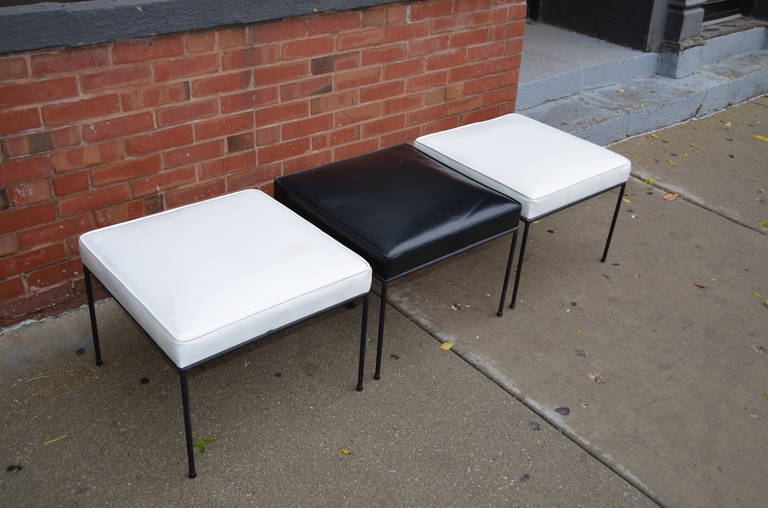 Set of Three Paul McCobb Stools In Good Condition In Chicago, IL