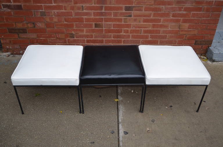 Late 20th Century Set of Three Paul McCobb Stools