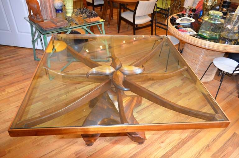 20th Century Pair of American Studio Crafted Dining Tables