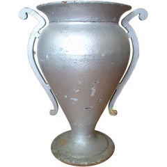 Large Metal Art Deco Urn 4