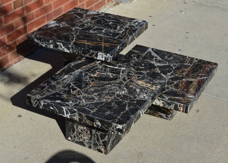 black and white marble coffee table