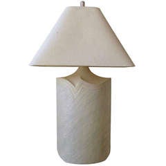 Large Plaster and Lucite Lamp by Casual Lamps of California 1