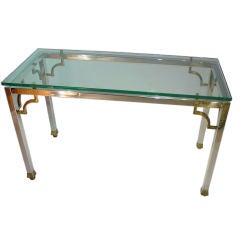 Brass and Chrome Mastercraft Console