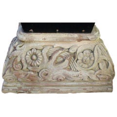 Carved Limestone Architectural Element