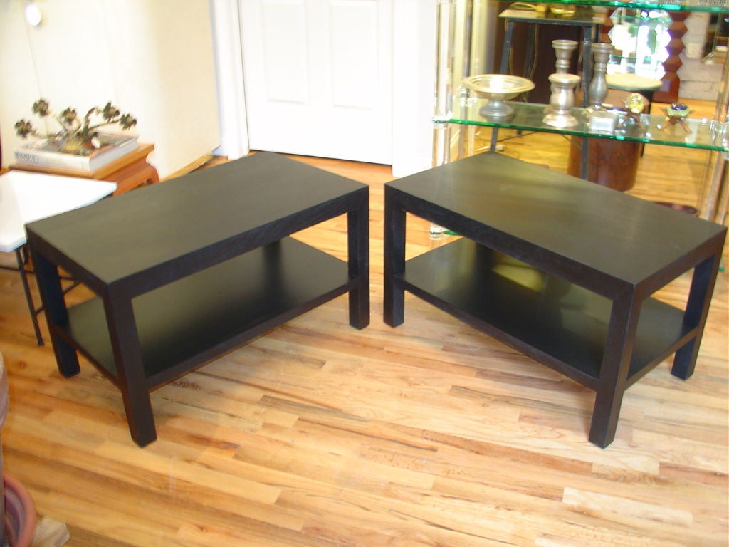 American Pair of Dunbar Parsons Style Side Tables