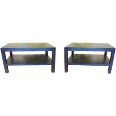 Pair of Dunbar Parsons Style Side Tables