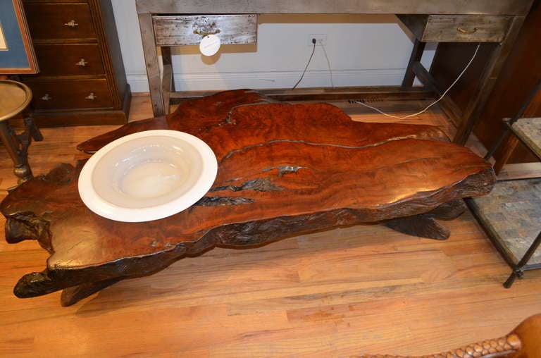 American Colossal Six Foot Redwood Coffee Table