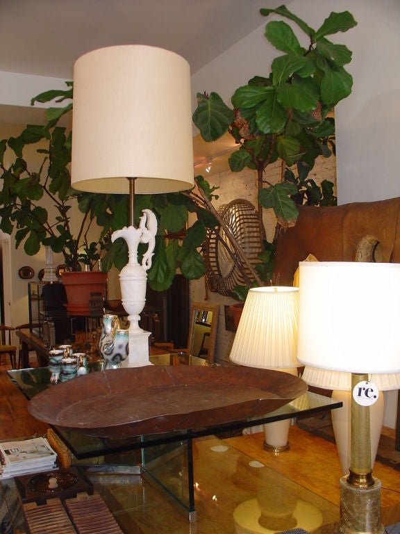 Alabaster Italian Ewer Style Lamp 1