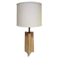 Travertine Lamp
