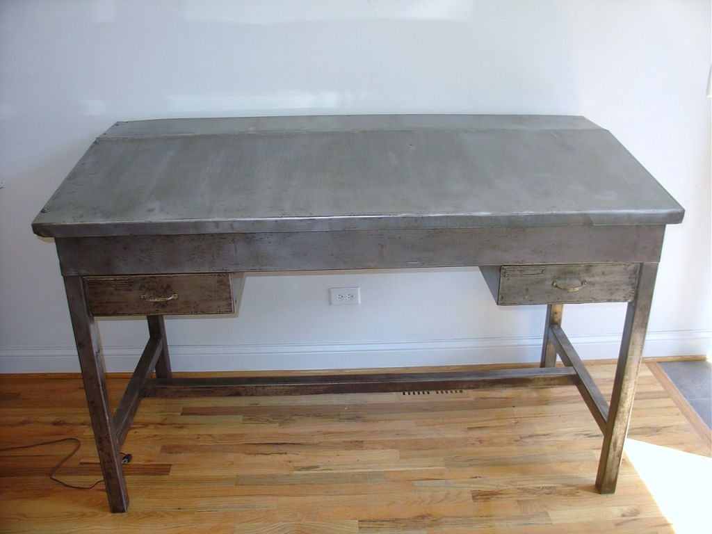 Metal Industrial Steel Stand Up Desk