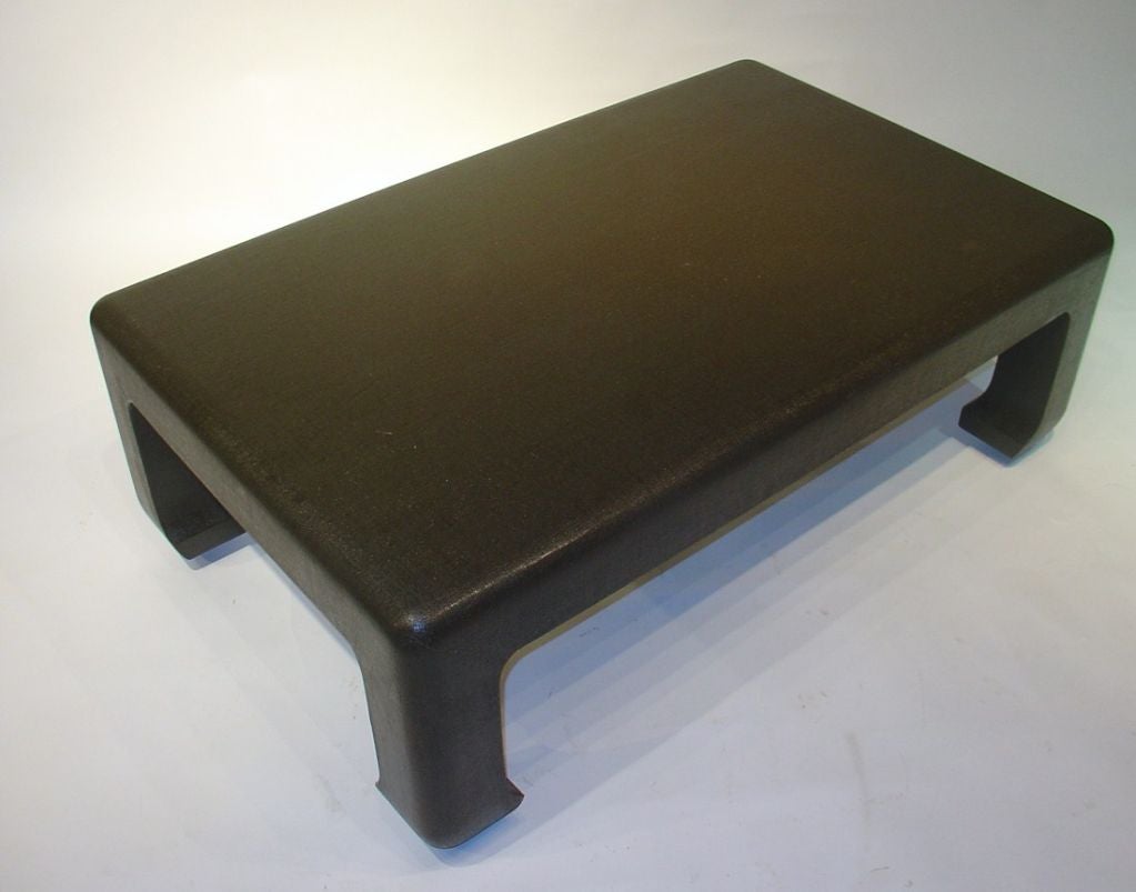 Linen Wrapped Coffee Table 1