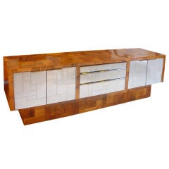 Monumental Paul Evans Cityscape Credenza for Directional.