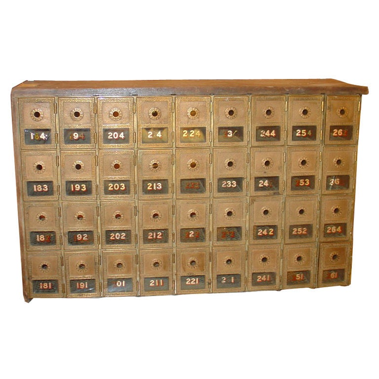 Brass Post Box For Sale