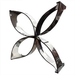 Sculptural Steel Coffee Table