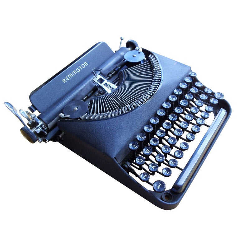 Remington Deluxe Remette Typewriter at 1stDibs