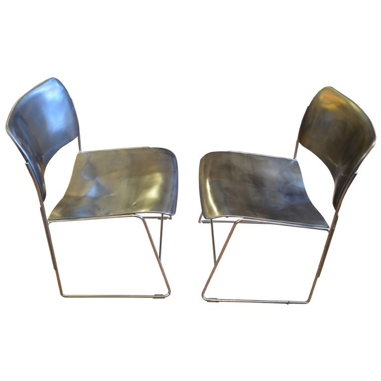 David Rowland  Stackable Chairs Priced Individually