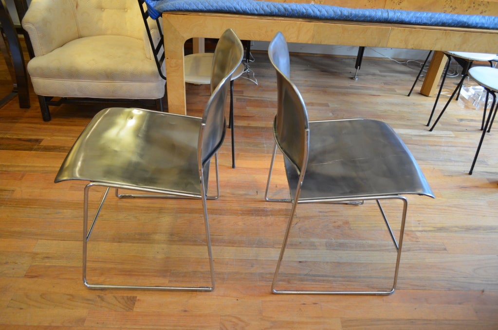 American David Rowland  Stackable Chairs Priced Individually