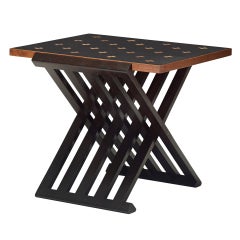 Parquetry occasional table, model 5425 by Edward Wormley